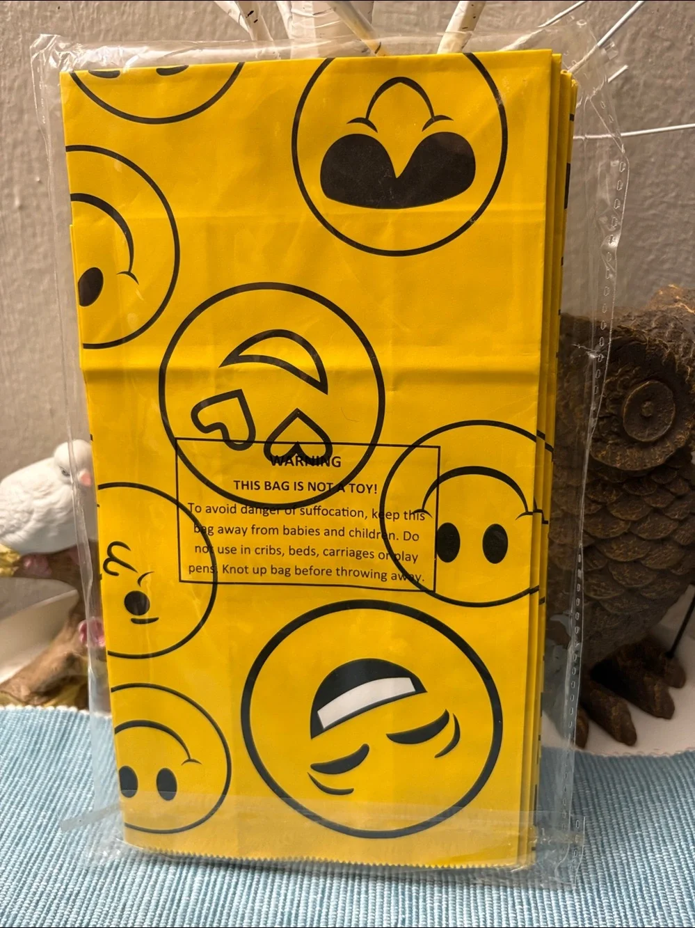 Emoji Theme Party Bags - Yellow (Set of 12)